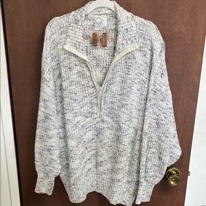 OFFLINE By Aerie Chillside Quarter Zip Sweater